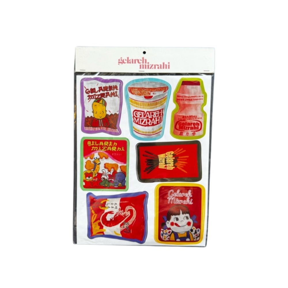 Gelareh Mizrahi Bodega Mini Mart Stickers Sheet - Food & Snacks